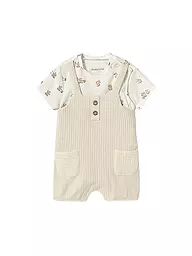 MAYORAL | Baby Set 2-teilig T-Shirt und Latzhose | creme