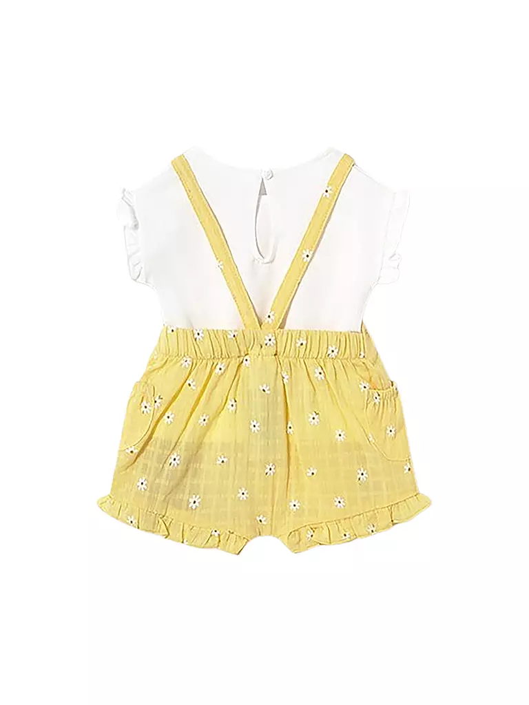 MAYORAL | Baby Set 2-teilig T-Shirt und Latzhose | beige