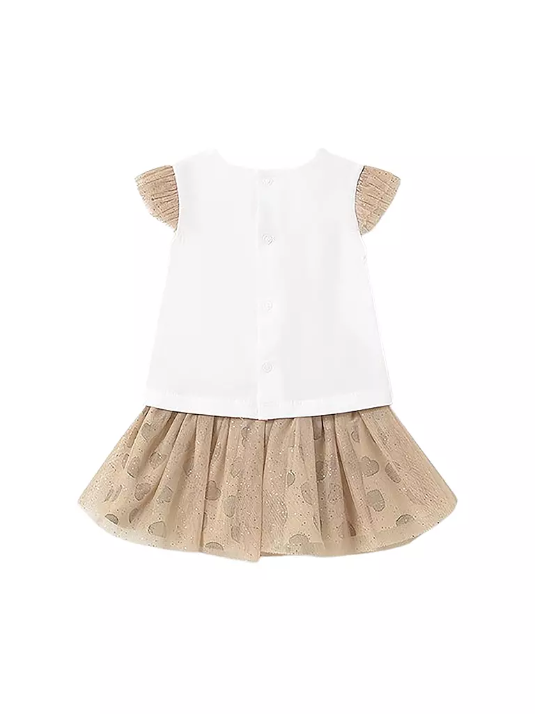 MAYORAL | Baby Set 2-teilig T-Shirt und Rock | beige