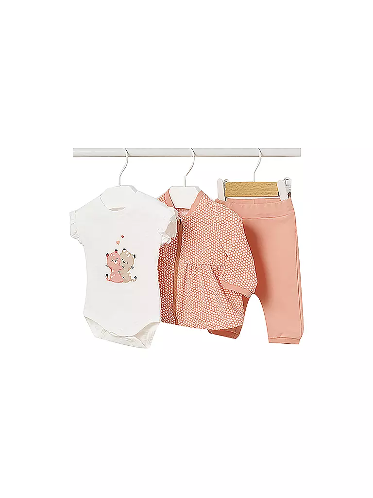 MAYORAL | Baby Set 3-teilig Jogginganzug und Body  | orange