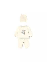 MAYORAL | Baby Set 3-teilig Pullover, Hose, Mütze | Creme