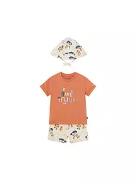 MAYORAL | Baby Set 3-teilig T-Shirt, Shorts, Kappe  | orange