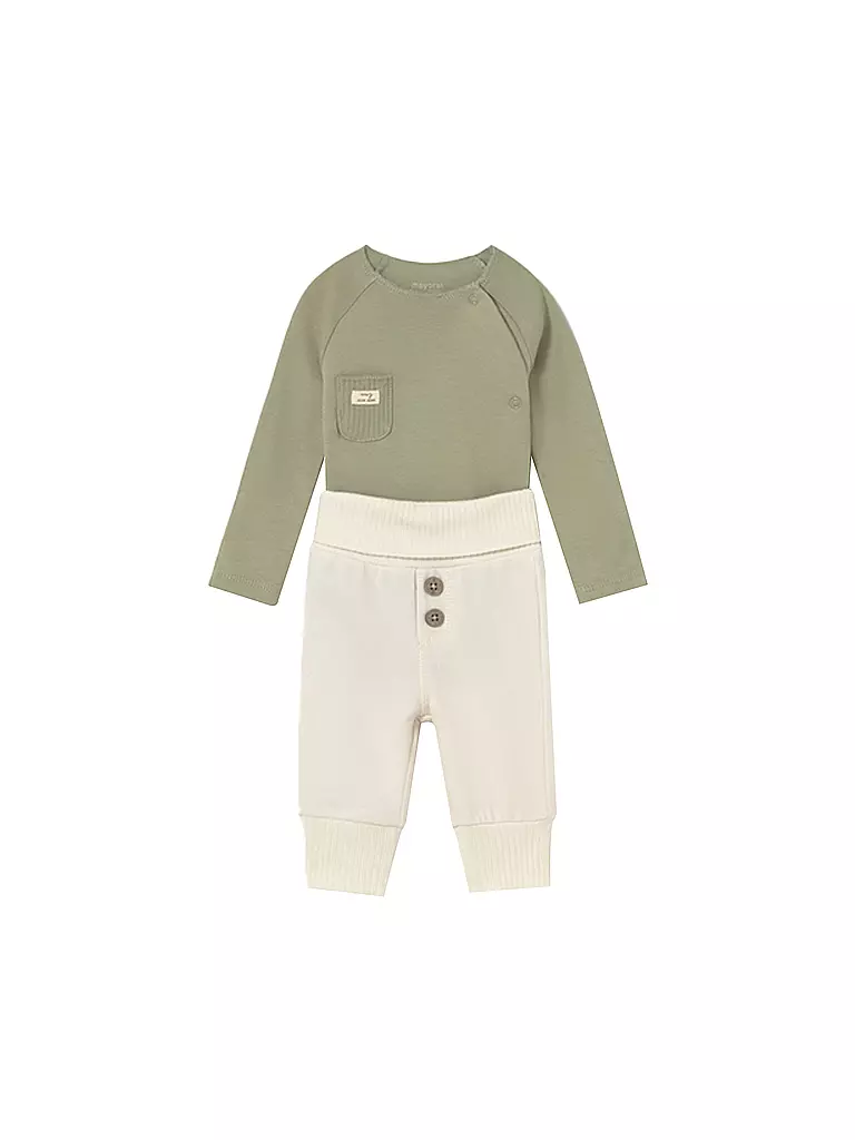 MAYORAL | Baby Set 4-teilig Bodys und Hosen | grün