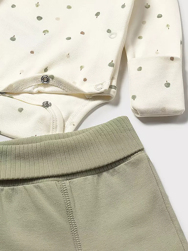 MAYORAL | Baby Set 4-teilig Bodys und Hosen | grün