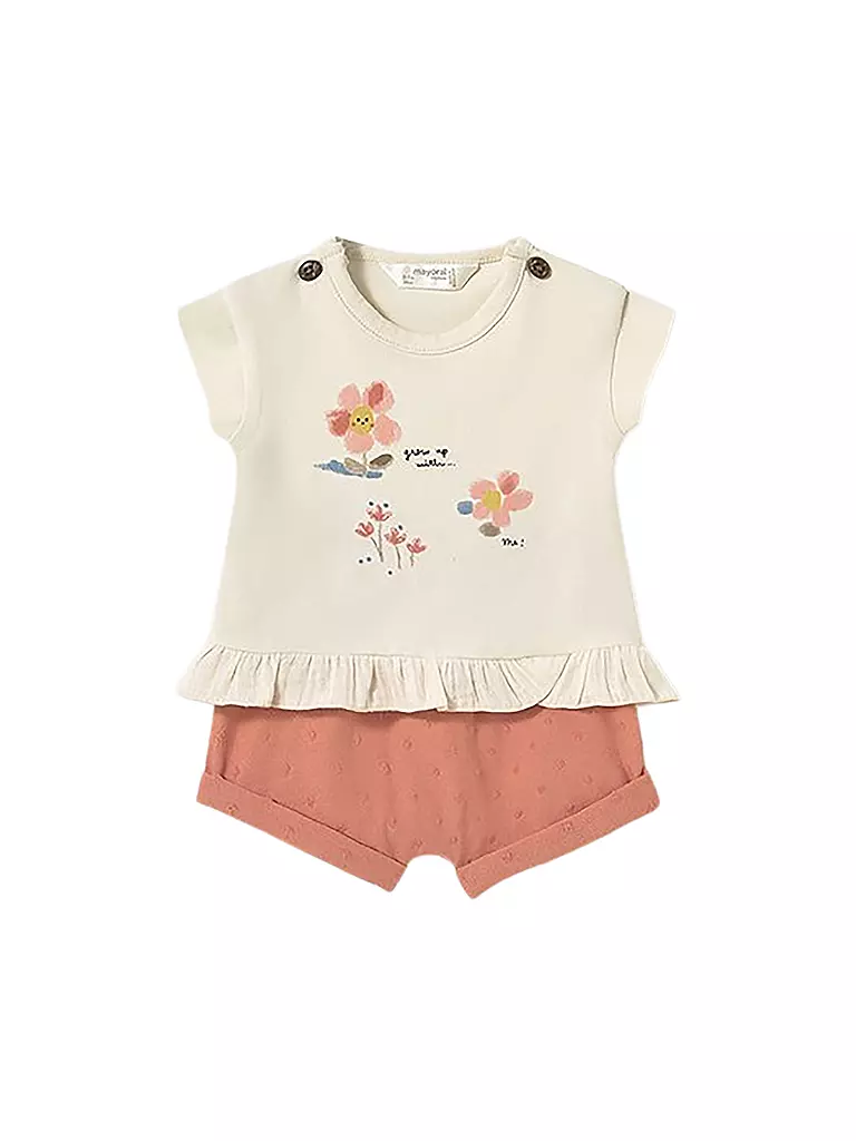 MAYORAL | Baby Set 4-teilig T-Shirts und Shorts | orange
