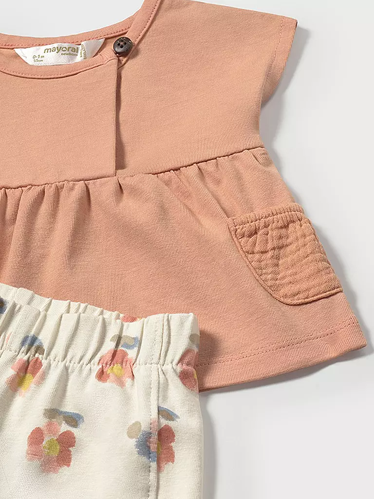 MAYORAL | Baby Set 4-teilig T-Shirts und Shorts | orange