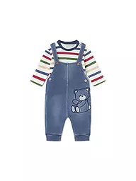 MAYORAL | Baby Set Langarmshirt, Latzhose 2-teilig  | blau