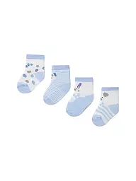 MAYORAL | Baby Socken 4er Pkg. h.blau | Hellblau