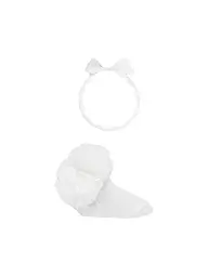 MAYORAL | Baby Socken mit Haarreif weiss | weiss