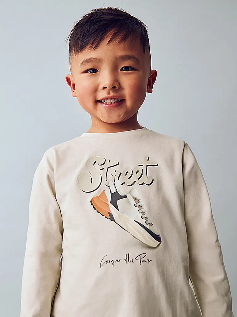 MAYORAL | Jungen Langarmshirt  | beige