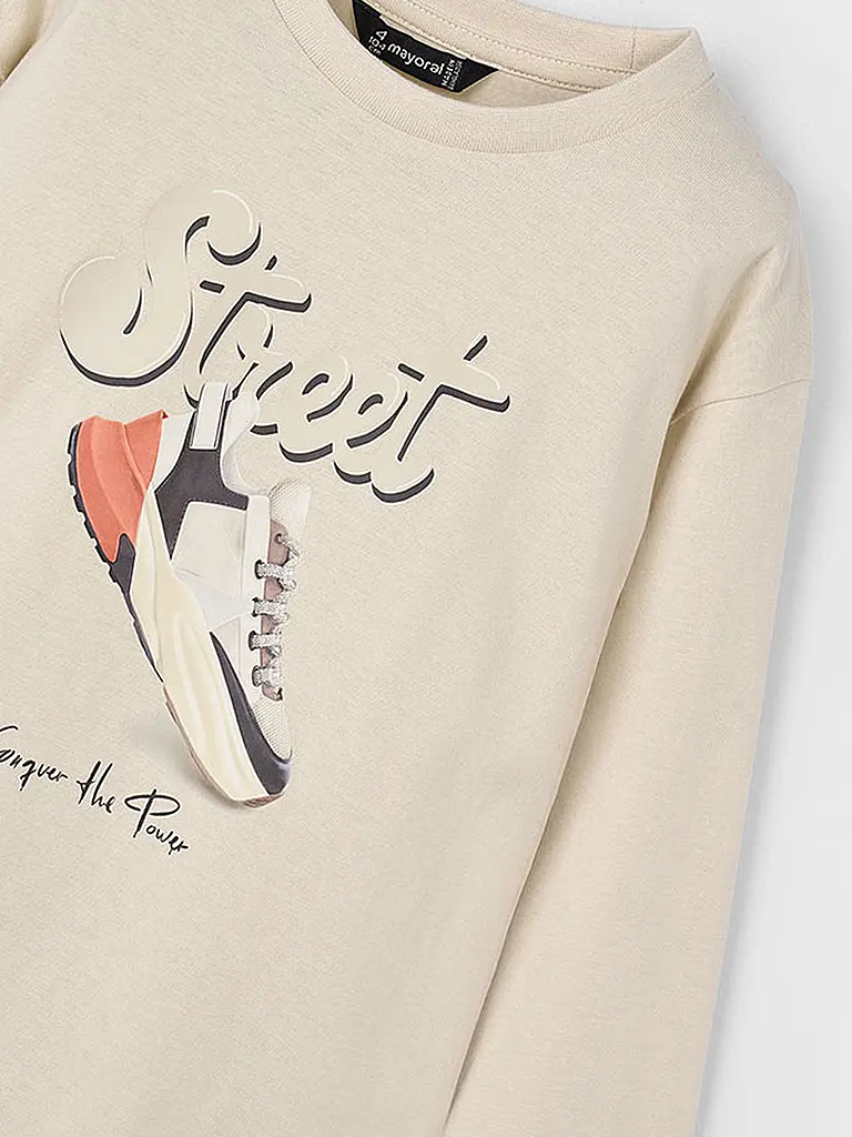 MAYORAL | Jungen Langarmshirt  | beige