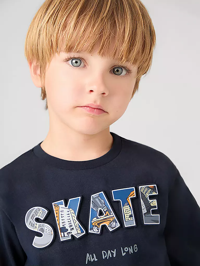 MAYORAL | Jungen Langarmshirt | dunkelblau