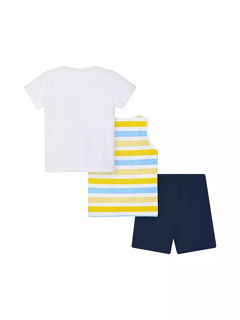 MAYORAL | Jungen Set - Short, T-Shirt und Tank Top | gelb