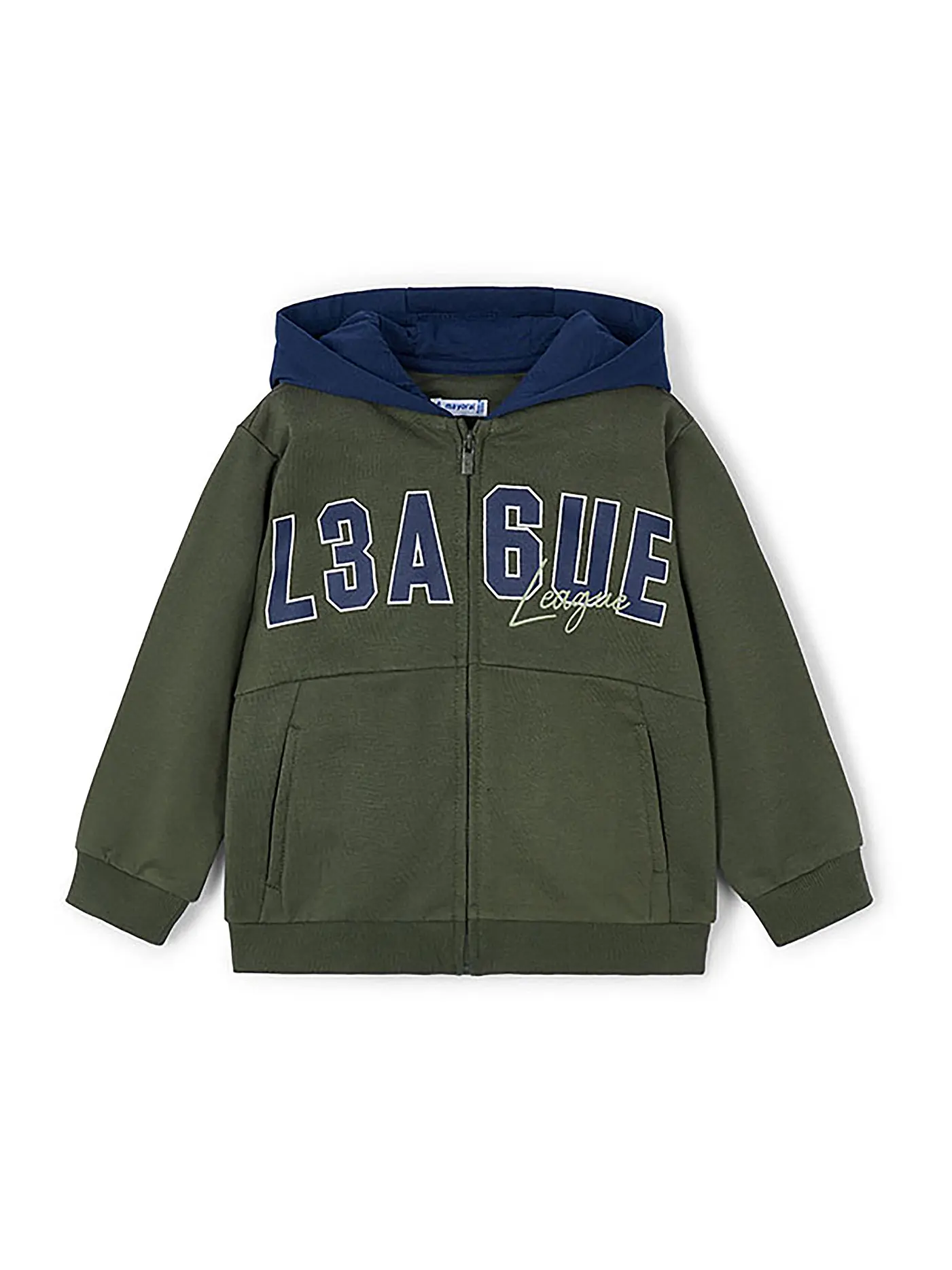 MAYORAL | Jungen Set 3-teilig Sweatjacke und Jogginghosen | olive