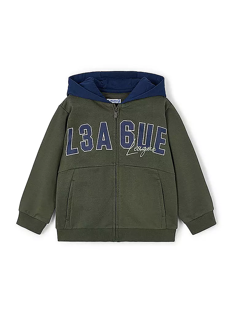 MAYORAL | Jungen Set 3-teilig Sweatjacke und Jogginghosen | olive