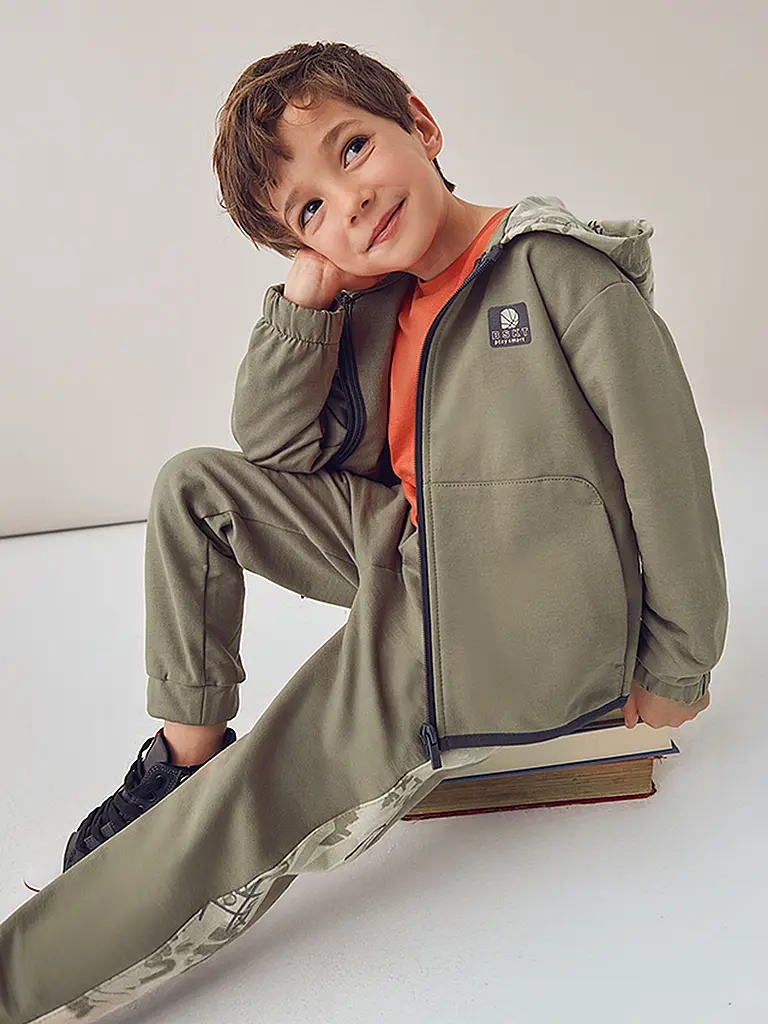 MAYORAL | Jungen Set 3-teilig Sweatjacke und Jogginghosen | 