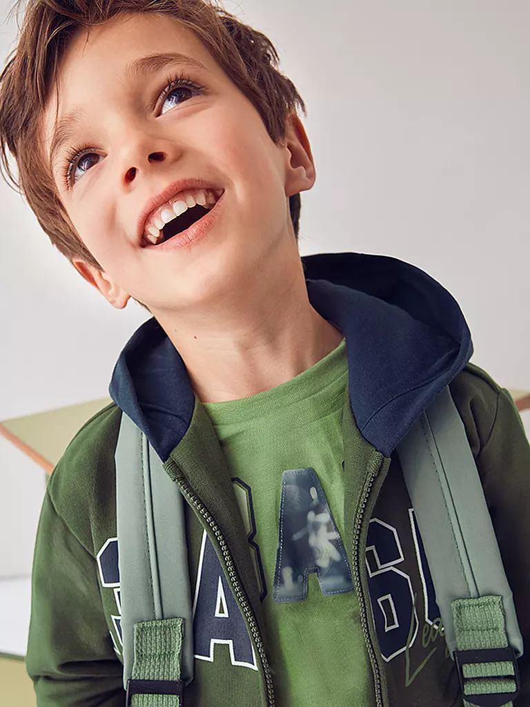 MAYORAL | Jungen Set 3-teilig Sweatjacke und Jogginghosen | olive
