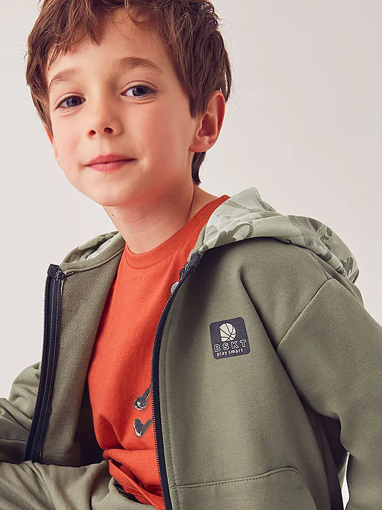 MAYORAL | Jungen Set 3-teilig Sweatjacke und Jogginghosen | grau
