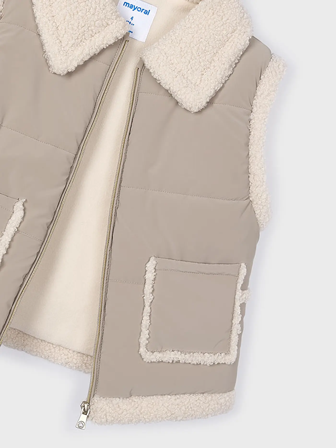 MAYORAL | Mädchen Gilet  | beige