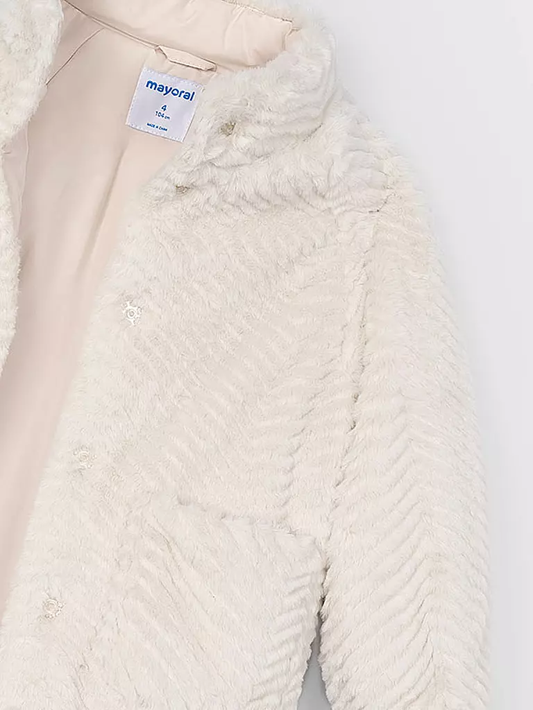 MAYORAL | Mädchen Jacke in Felloptik | 
