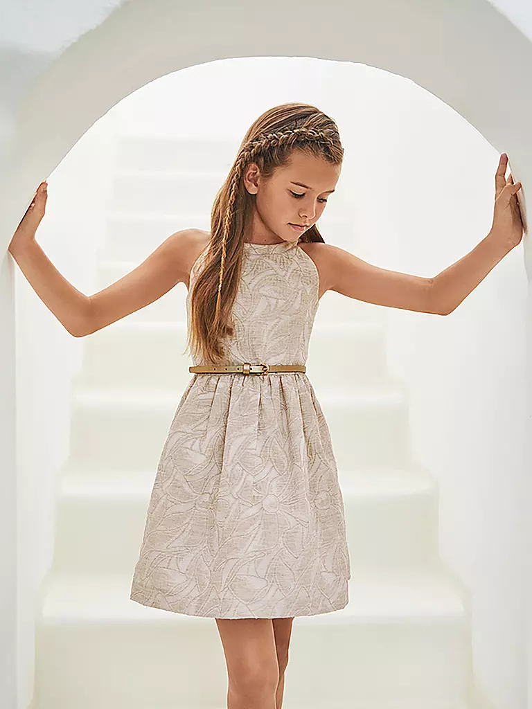 Mädchenkleid beige Clearance