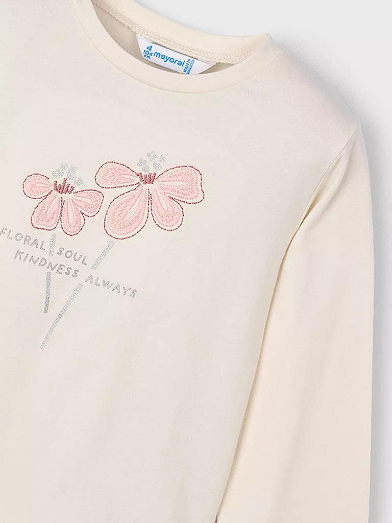 MAYORAL | Mädchen Langarmshirt  | weiss