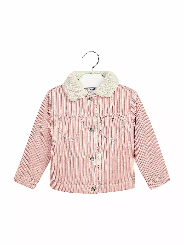 MAYORAL | Mädchen Overshirtjacke Cordjacke | rosa