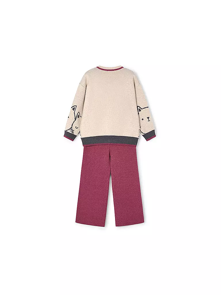 MAYORAL | Mädchen Set 2-teilig Pullover und Hose | beere