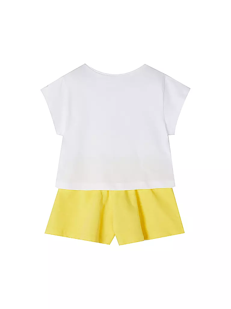 MAYORAL | Mädchen Set 2-teilig T-Shirt mit Shorts  | gelb