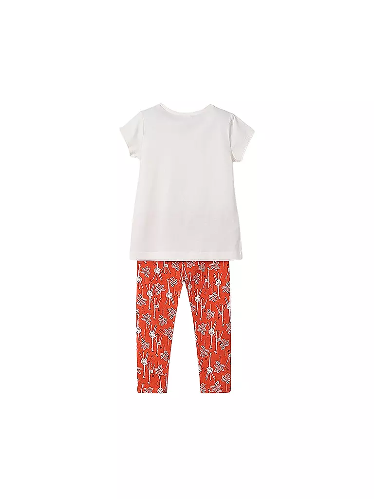 MAYORAL | Mädchen Set 2-teilig T-Shirt und Leggings | dunkelrot