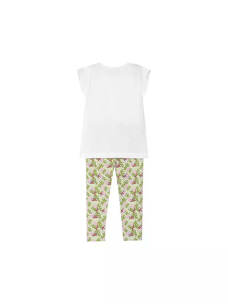 MAYORAL | Mädchen Set 2-teilig T-Shirt und Leggings | creme