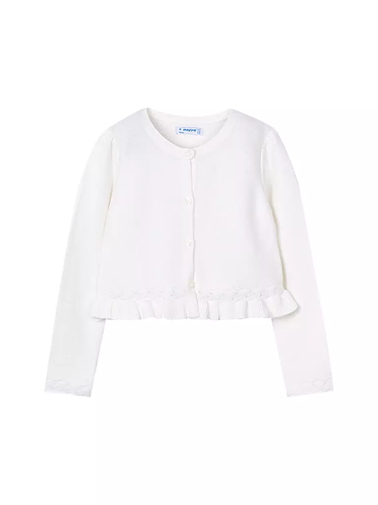 MAYORAL | Mädchen Strickjacke  | creme