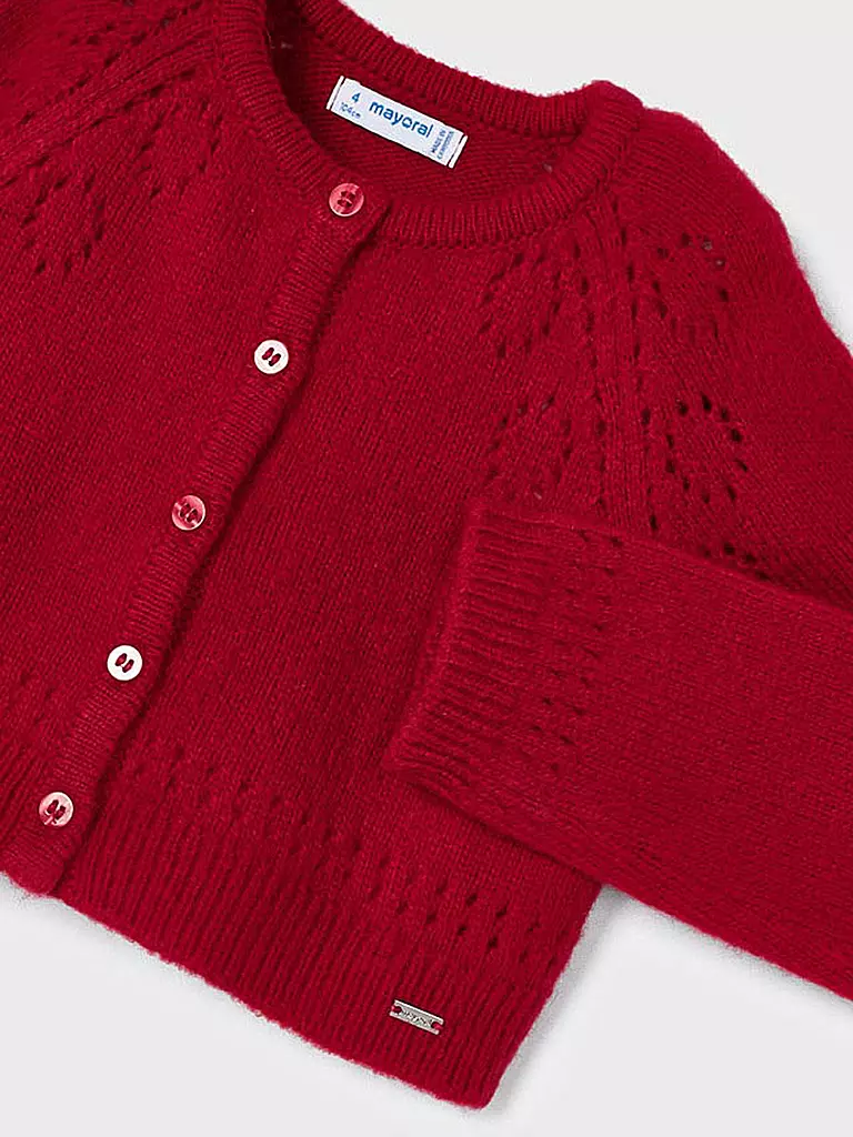 MAYORAL | Mädchen Strickjacke | rot
