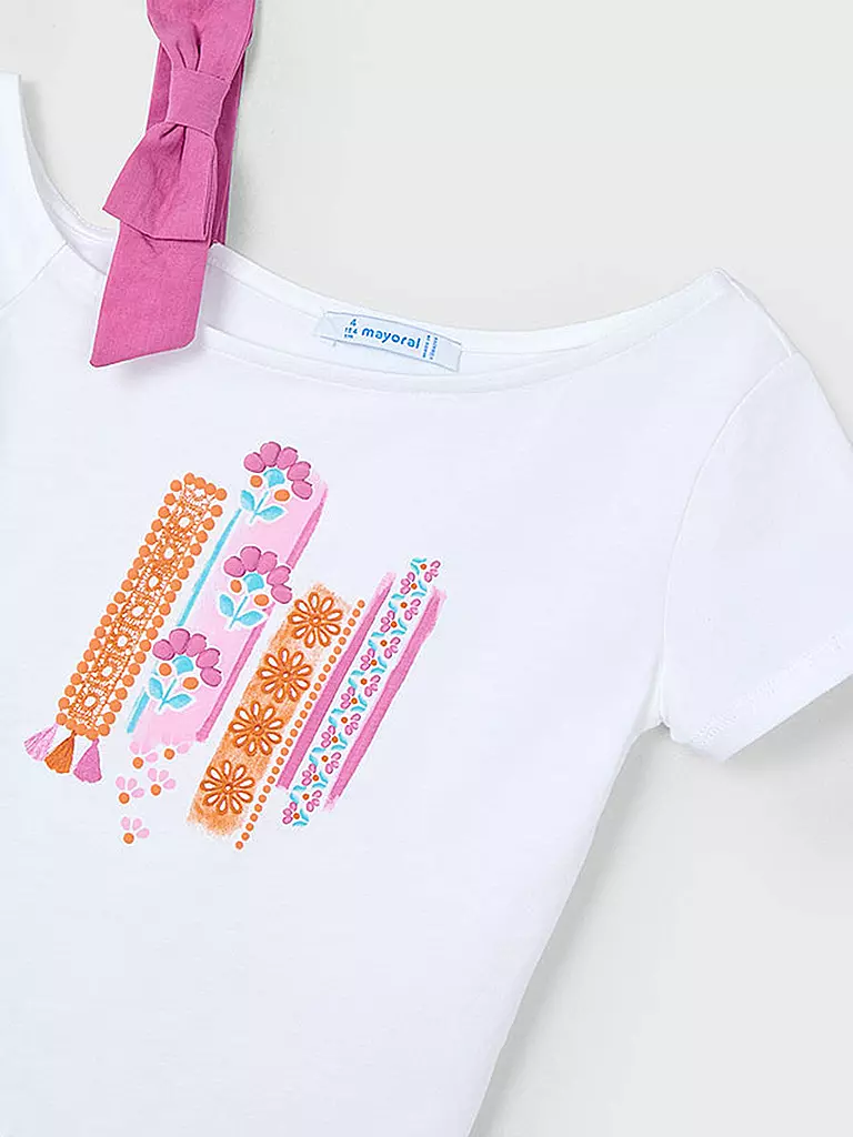 MAYORAL | Mädchen T-Shirt | weiss