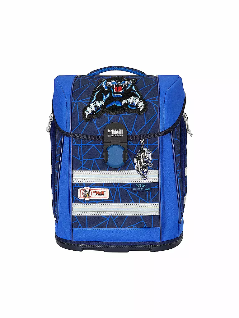 MC NEILL | Schultaschen Set 4tlg McLight Ergo Primero Wild | blau