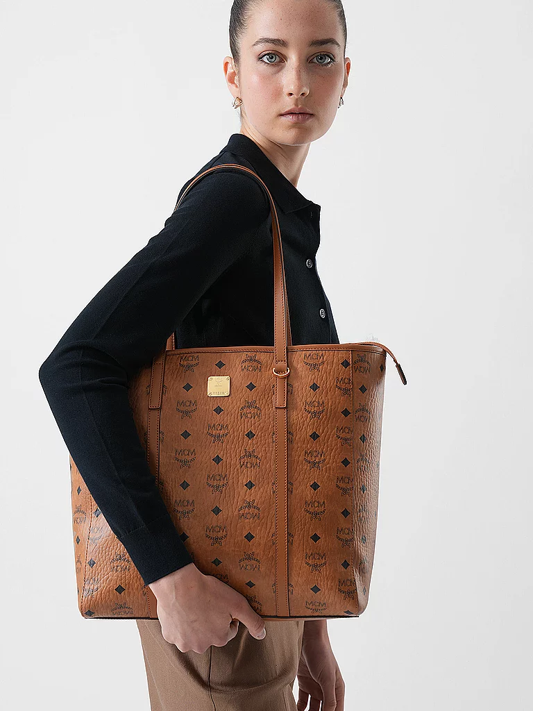 MCM Sac - Shopper TONI Medium marron