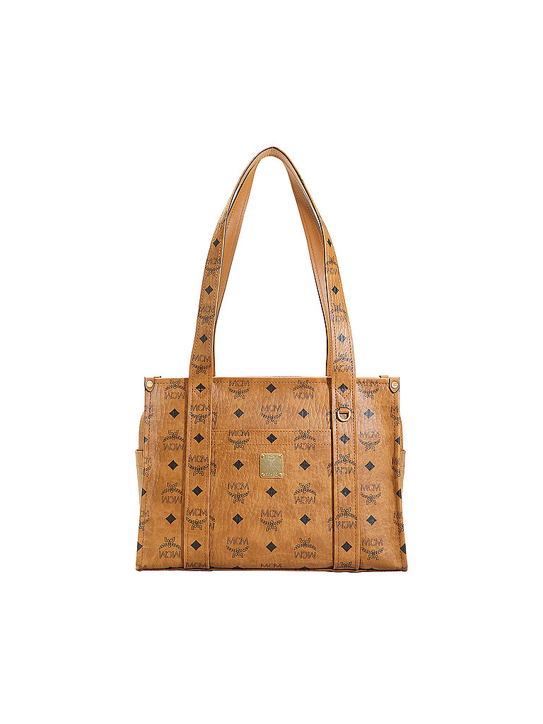 Mcm Tasche - Shopper Aren Visetos Tote Small Braun