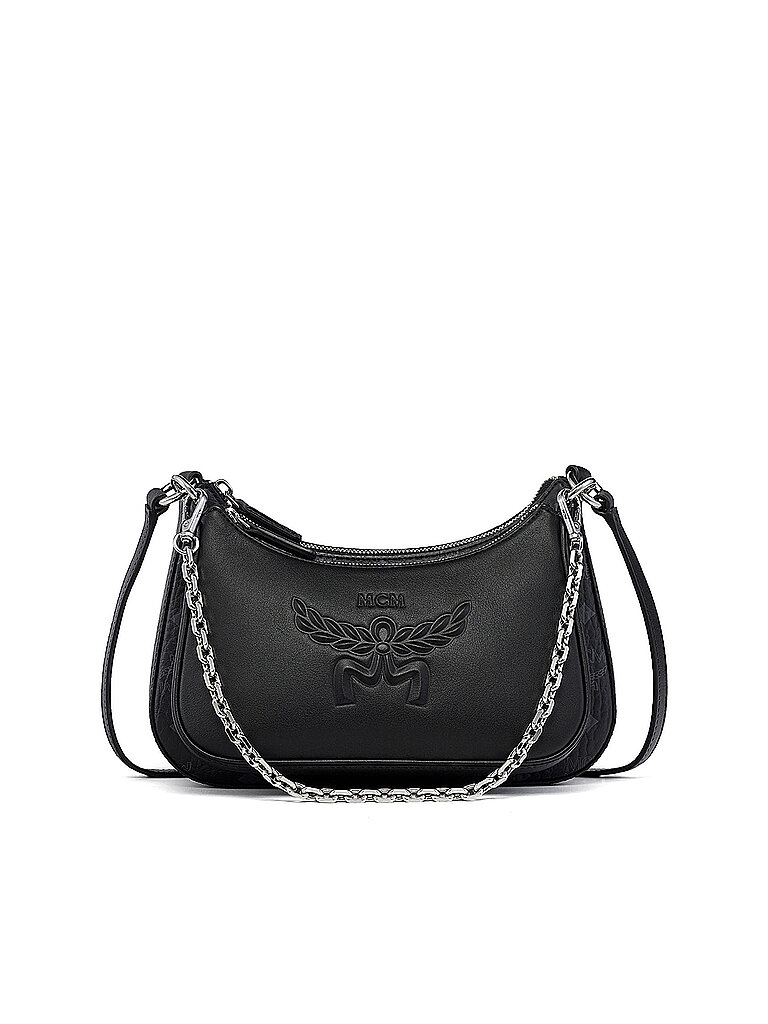 Mcm Tasche - Schultertasche 2In1 Aren Small Schwarz