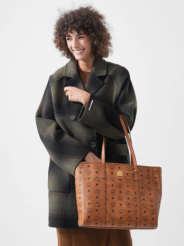 MCM Sac - Shopper TONI Medium marron clair