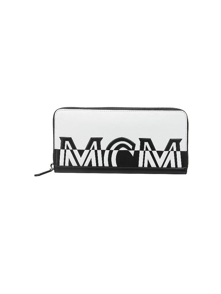 MCM | Geldbörse "Contrast Logo" | weiß