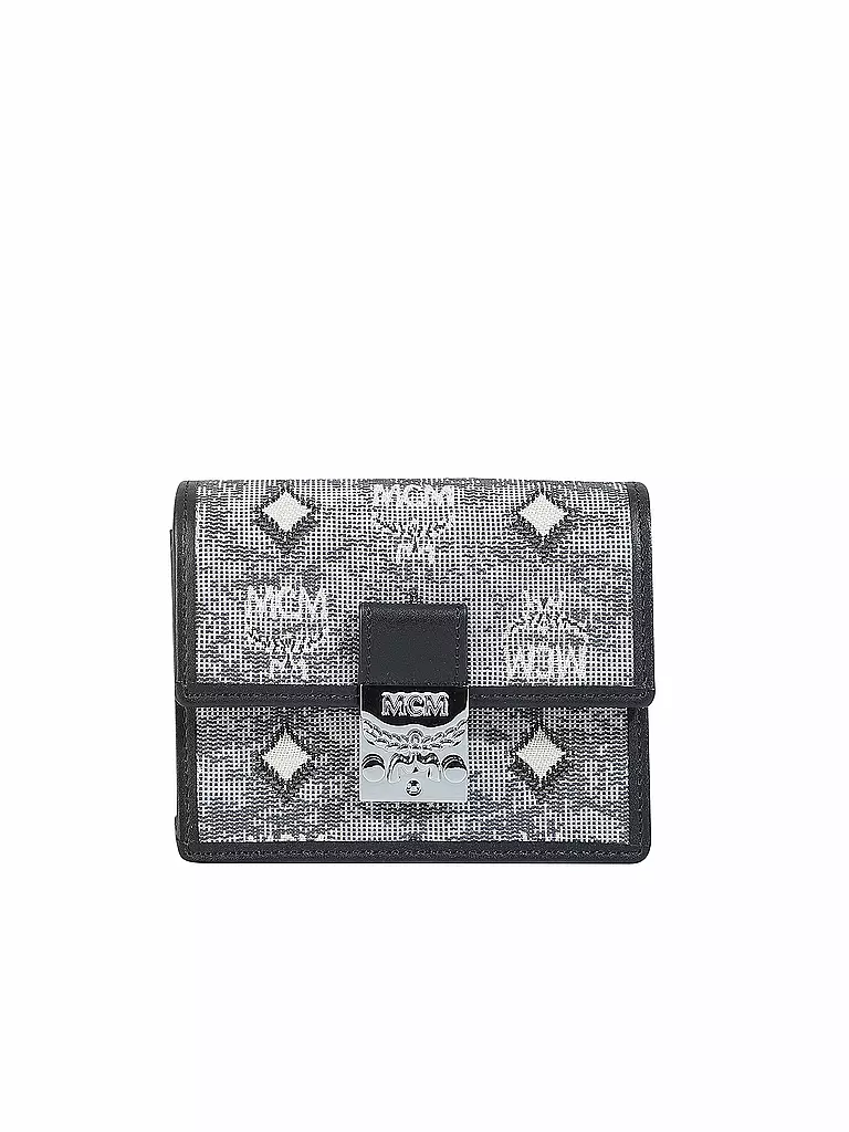 MCM | Geldbörse Vintage Jacquard | grau