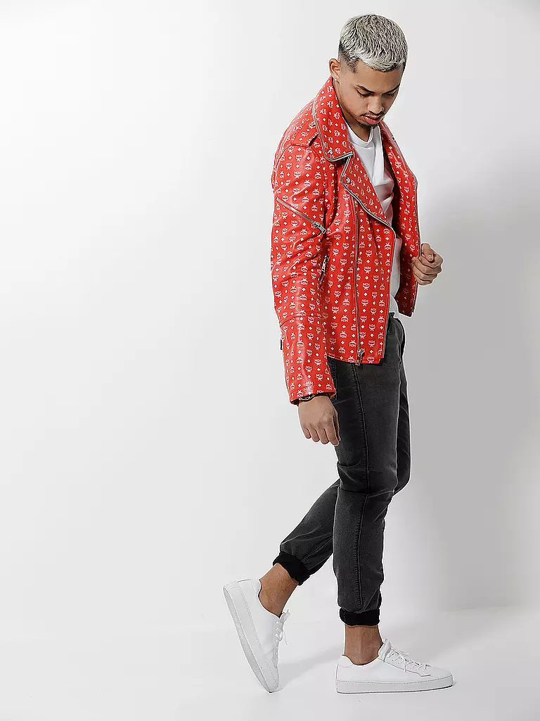 MCM | Lederjacke | rot