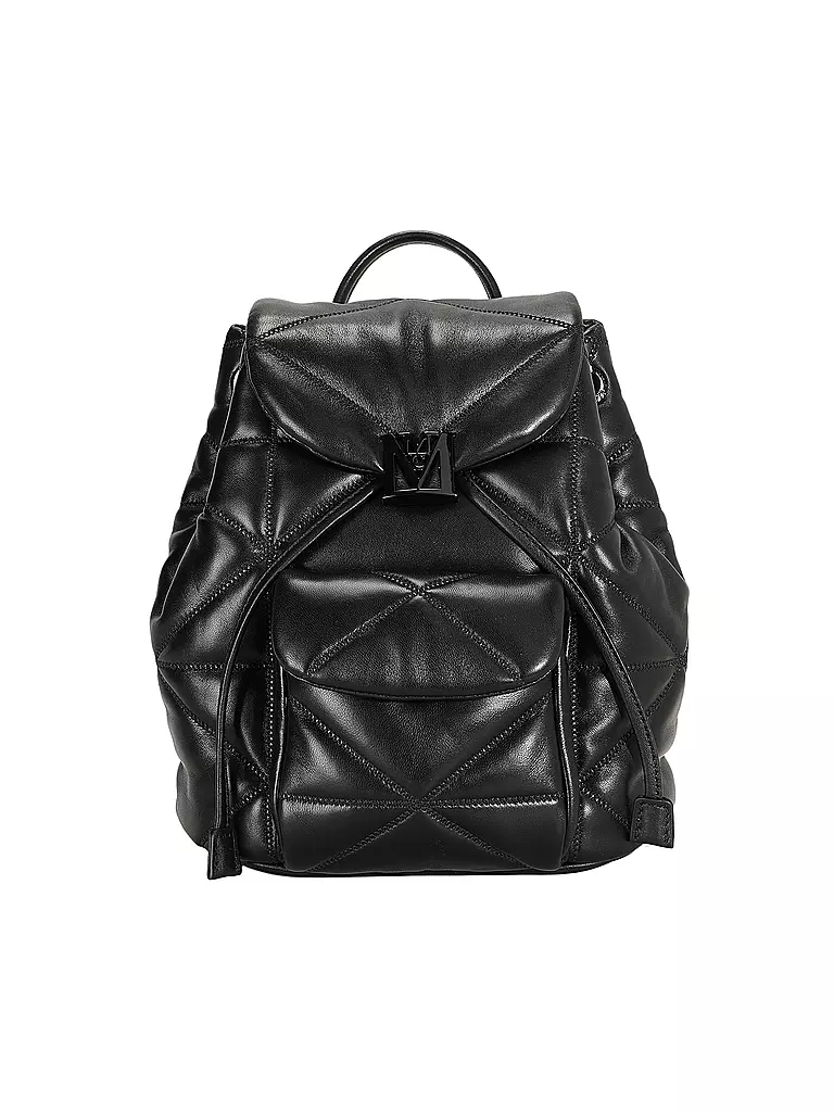 MCM | Lederrucksack TRAVIA Mini | schwarz