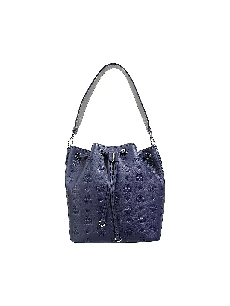 MCM | Ledertasche - Beuteltasche "Essential" | blau