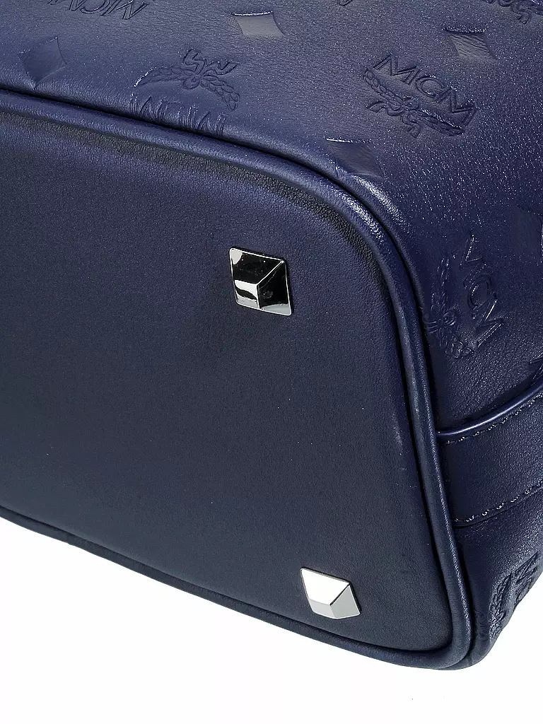 MCM | Ledertasche - Beuteltasche "Essential" | blau