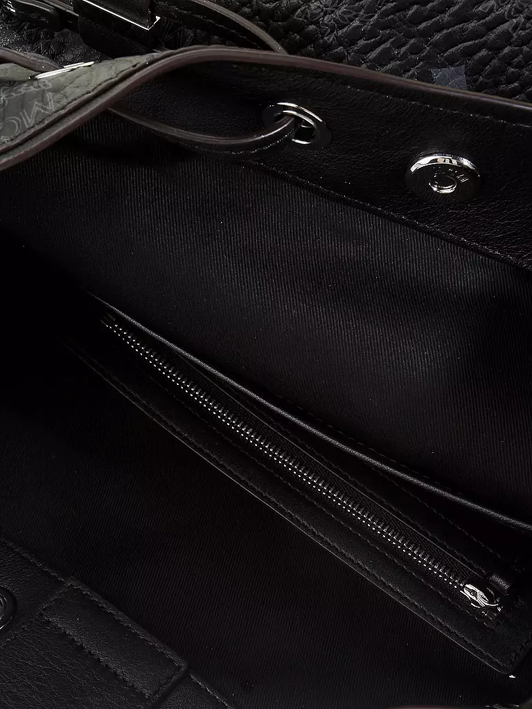 MCM | Ledertasche - Beuteltasche "Essential Visetos Original" M | schwarz