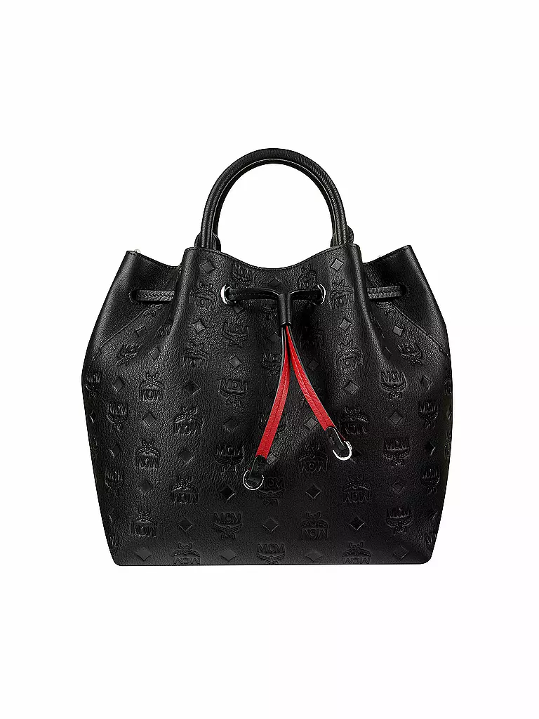 MCM | Ledertasche - Beuteltasche "Klara"  | schwarz