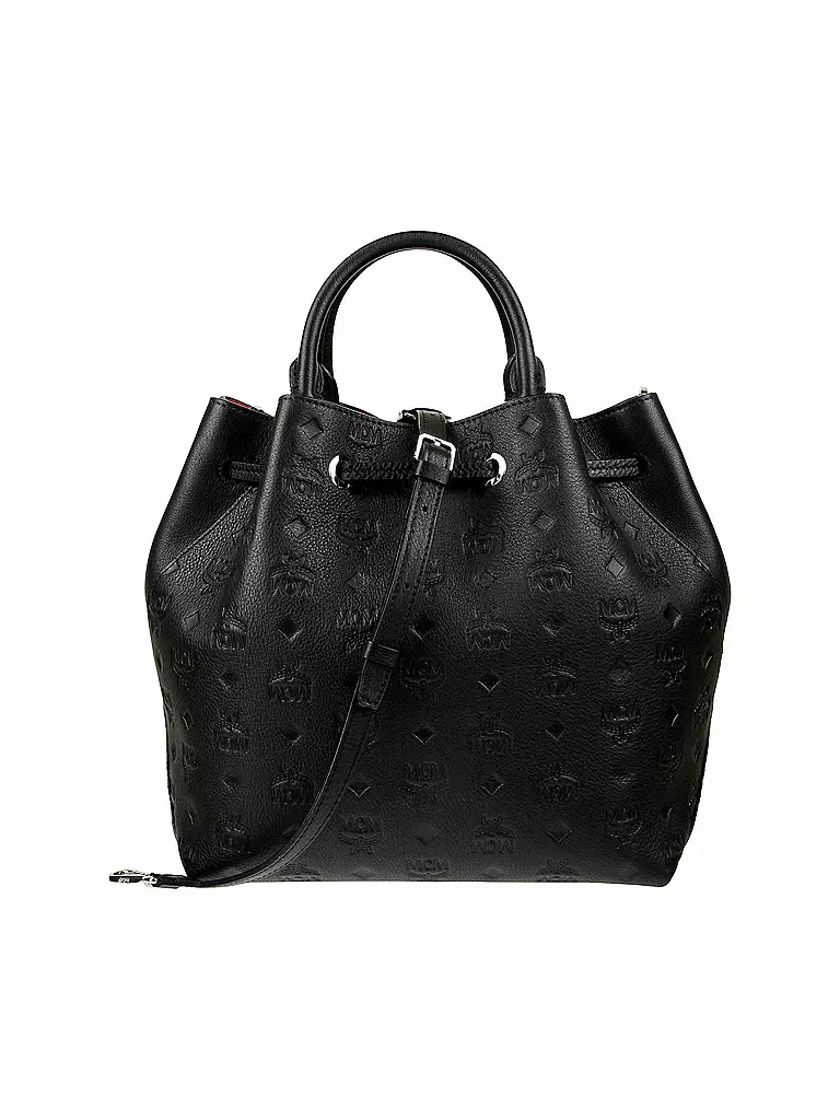 MCM | Ledertasche - Beuteltasche "Klara"  | schwarz