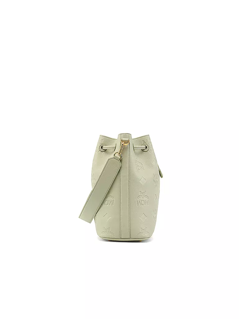 MCM | Ledertasche - Bucket Bag DESSAU Medium | schwarz