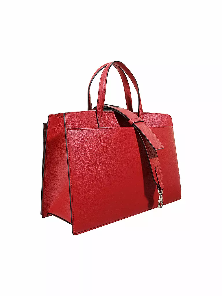 MCM | Ledertasche - Henkeltasche "Horizont" | rot